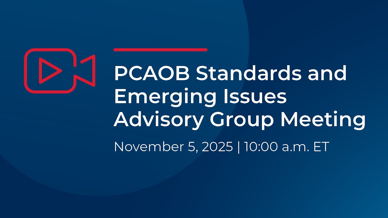 11/5/25 Standards and Emerging Issues Advisory Group Meeting (Part 2 of 2)