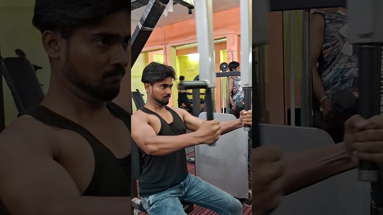 chest workout at gym!! #gymexercise #shortvideo #fitness #motivation #s4sfitness#workout