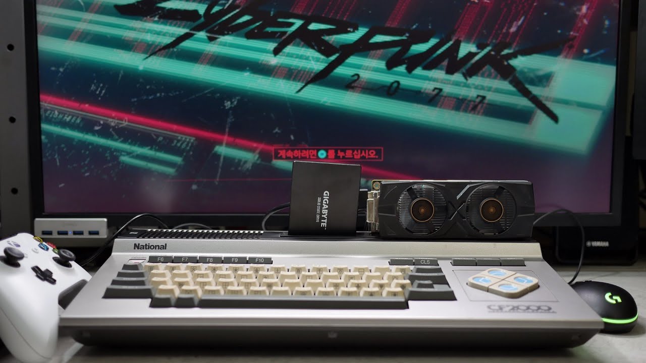 39년전 MSX 컴퓨터를 윈도우 11 게이밍(?) PC로 개조해 보았습니다 my 39 years old MSX computer into a Windows 11 gaming PC