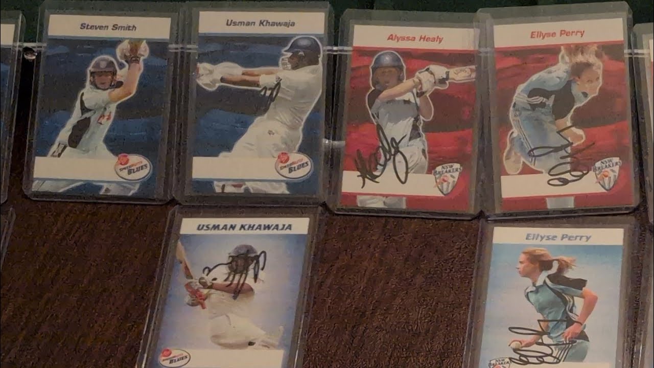 Earliest cards of Steve Smith, Cummins, Starc, Hazelwood, Warner, Perry: Rare 2008-2011 NSW Blues