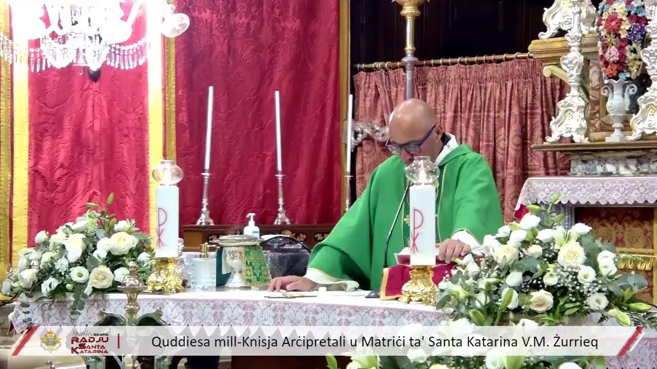 Quddiesa Live mill-Parroċċa ta’ Santa Katarina V.M. Żurrieq – 30 ta Awissu 2025
