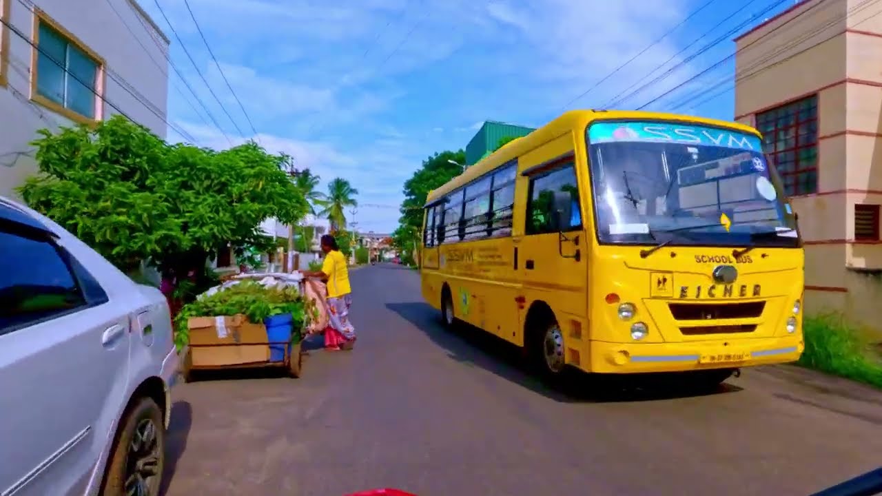 Coimbatore Ride in Traffic in 4K | ESI to Hope College | Moto Vlog