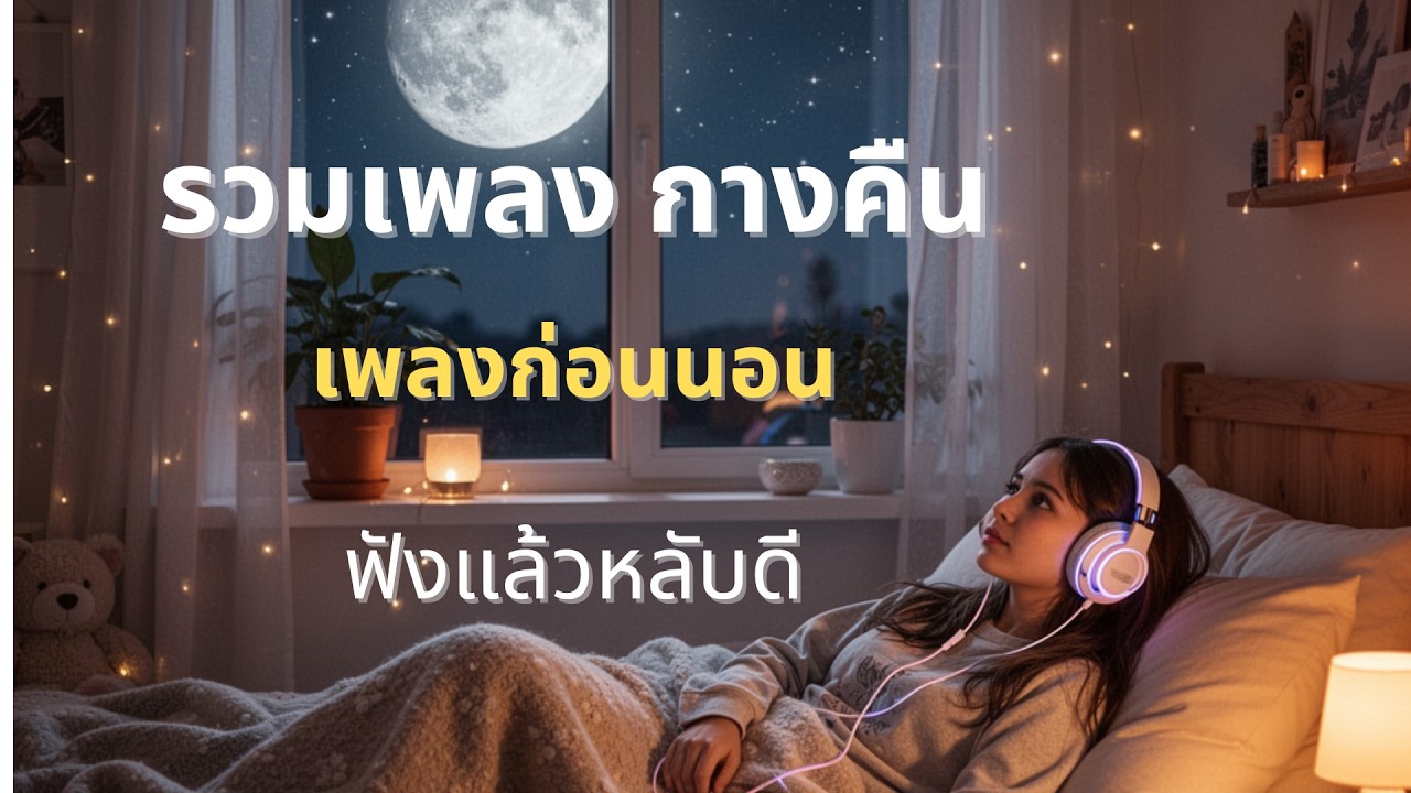 รวมเพลงชิลกลางคืน ฟังสบาย ๆ ก่อนนอน 🌌 Thai Night Chill Songs