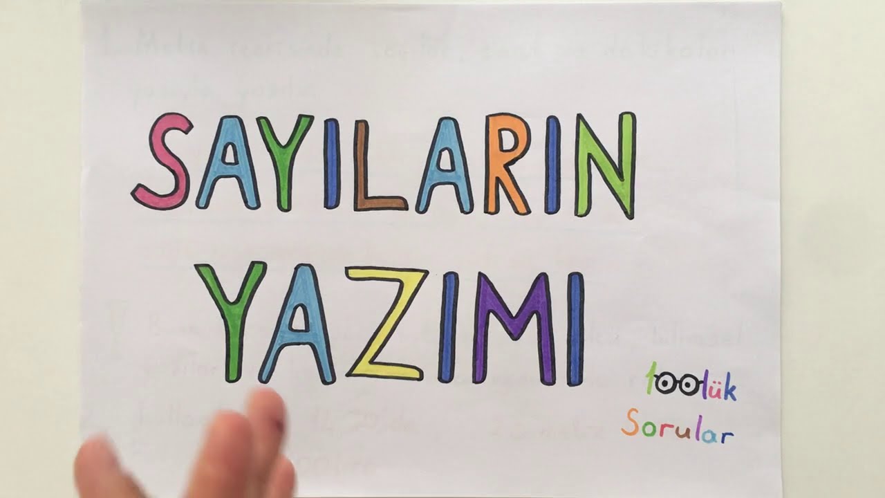 TÜRKÇE'DE SAYILARIN YAZIMI NASIL YAPILIR? (LGS, TYT, AYT, YKS, KPSS)