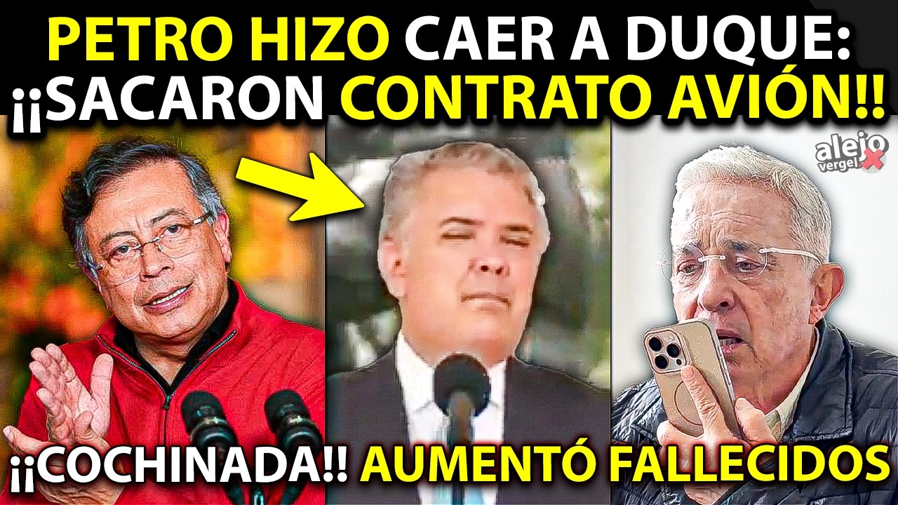 🚨PETRO DESTAP&Oacute; NEGOCIO DE DUQUE CON AVI&Oacute;N ACCIDENTADO. Tragedia Fue Mayor. Presidente Tom&oacute; Decisi&oacute;n