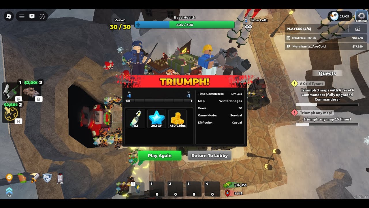 TDS Casual Mode Duo Winter Bridges Speedrun Time-10:33 ft. MerchantsAreCold