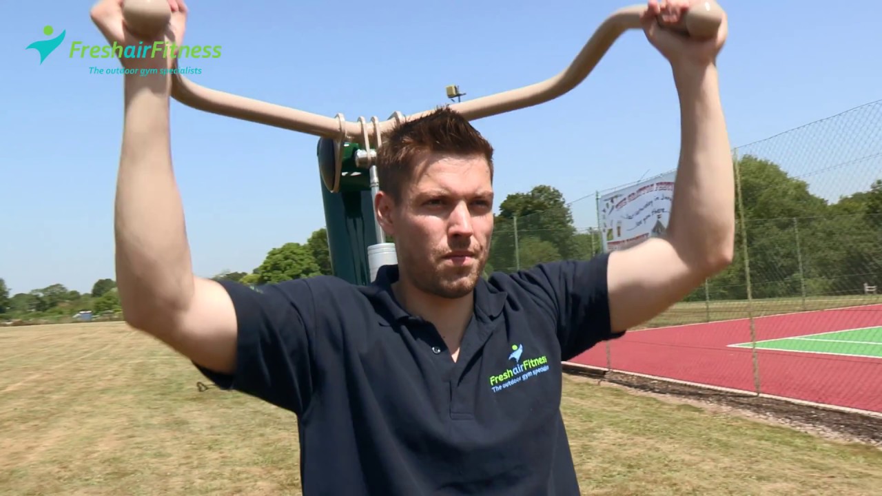 Fresh Air Fitness - Resistance Shoulder Press - How To