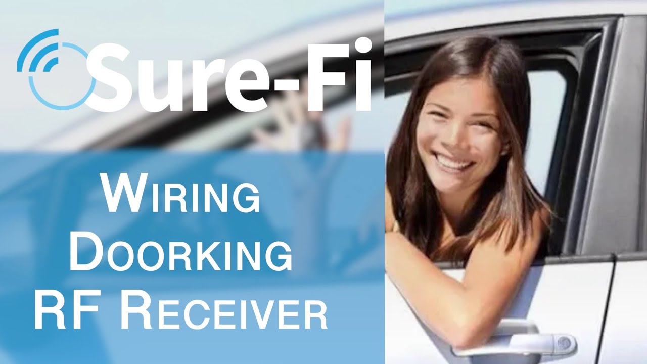 Wiring Doorking RF receiver with Sure Fi