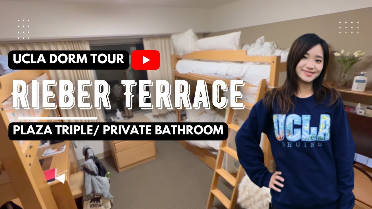UCLA Dorm Tour | Rieber Terrace | Plaza Triple w/ Private Bathroom