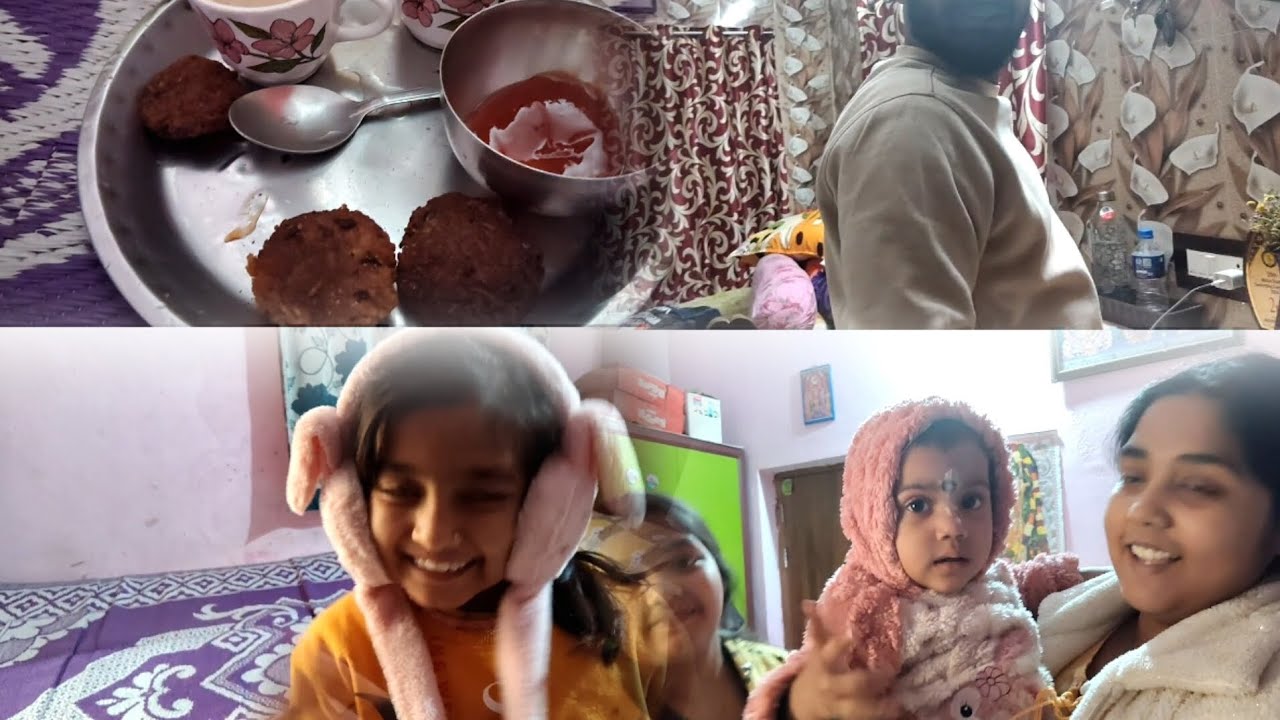  আজ ছেলে👦 গেল মানালি পিহু বানালো চাউমিন পকোরা  আর কফি☕☕