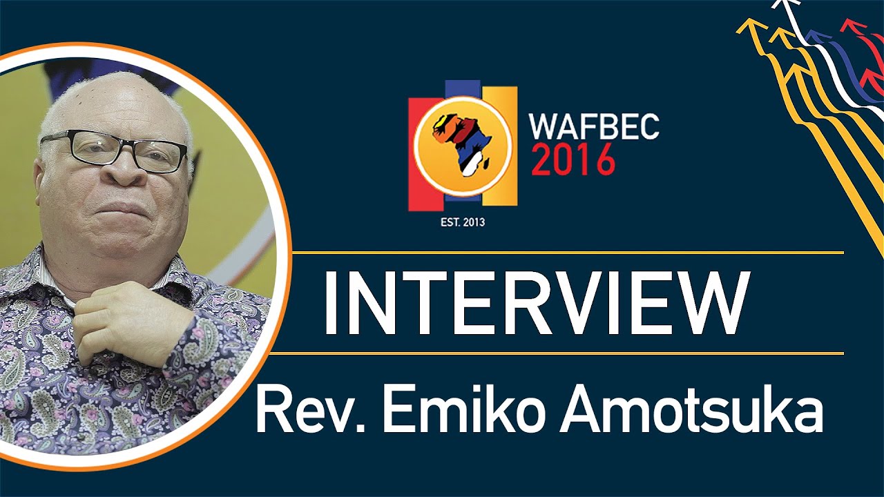 #WAFBEC2016 Interviews - Rev. Emiko Amotsuka