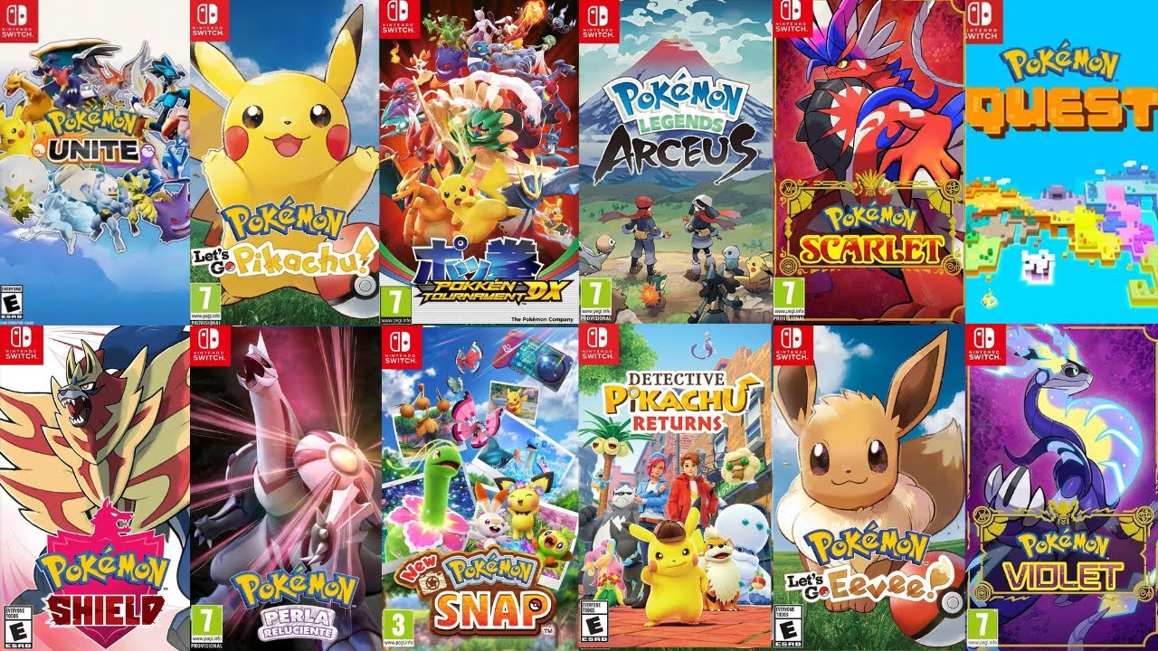 All 15 POKEMON Games on Nintendo Switch