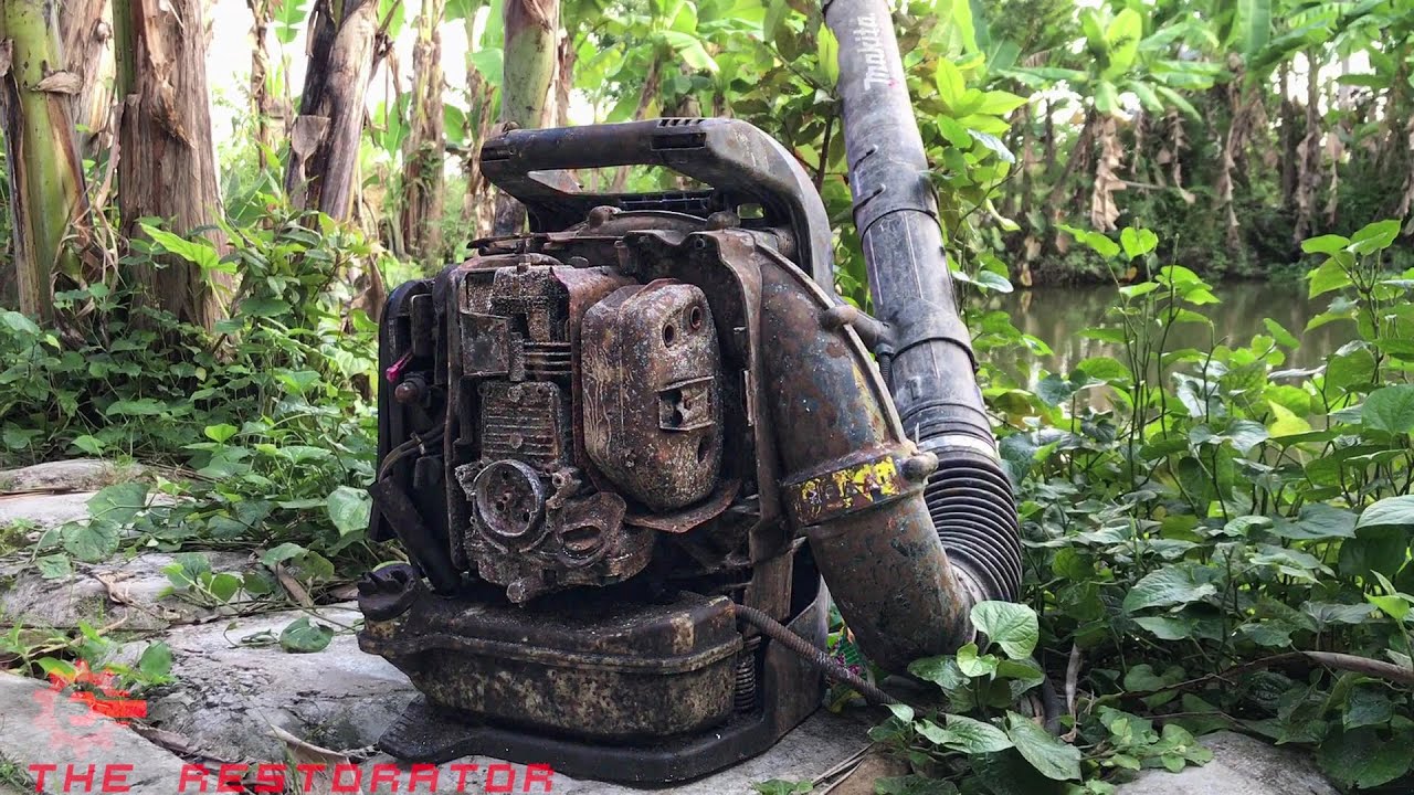 Restoration MAKITA  Engine Hip Throttle Backpack Blower | Restore MAKITA EB7660TH Rusty