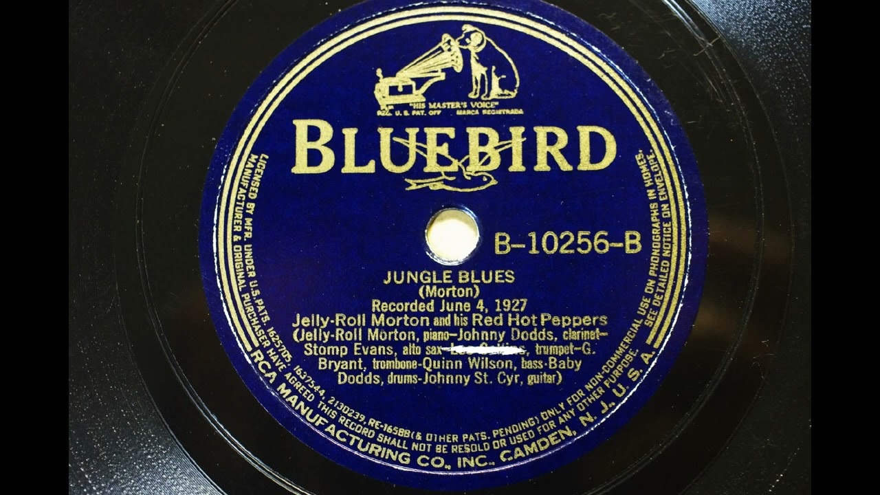 JELLY ROLL MORTON'S RED HOT PEPPERS  { JUNGLE BLUES }  1927.