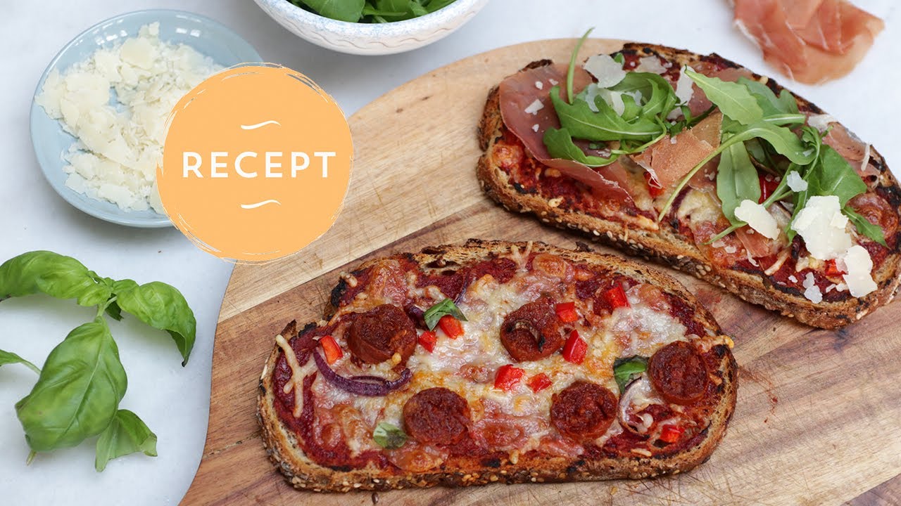 Pizzabroodjes - Zo maak je van oud brood een goddelijke lunch!