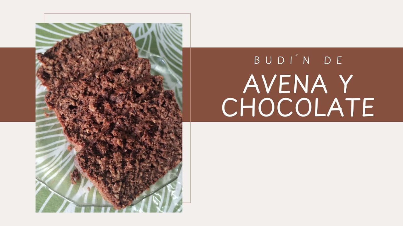 Budín de avena y cacao