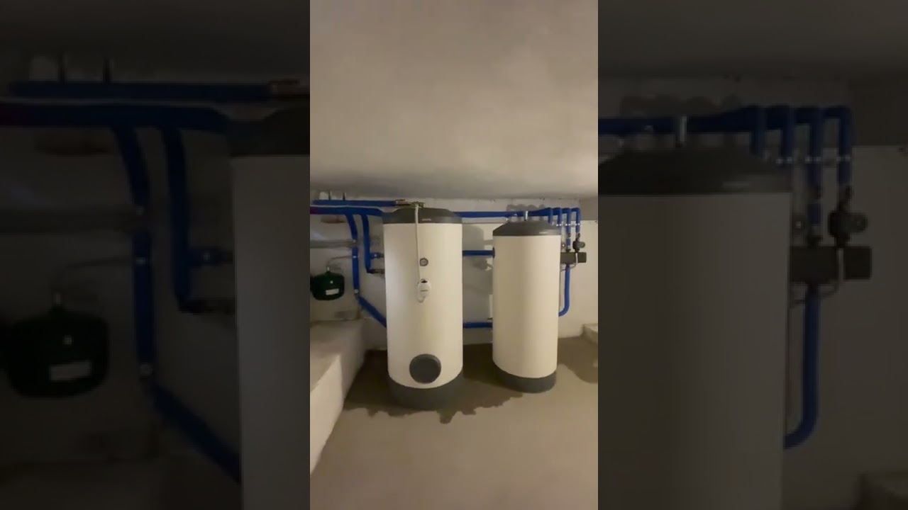 Pompa di calore Stiebel con bollitori per riscaldamento e sanitario