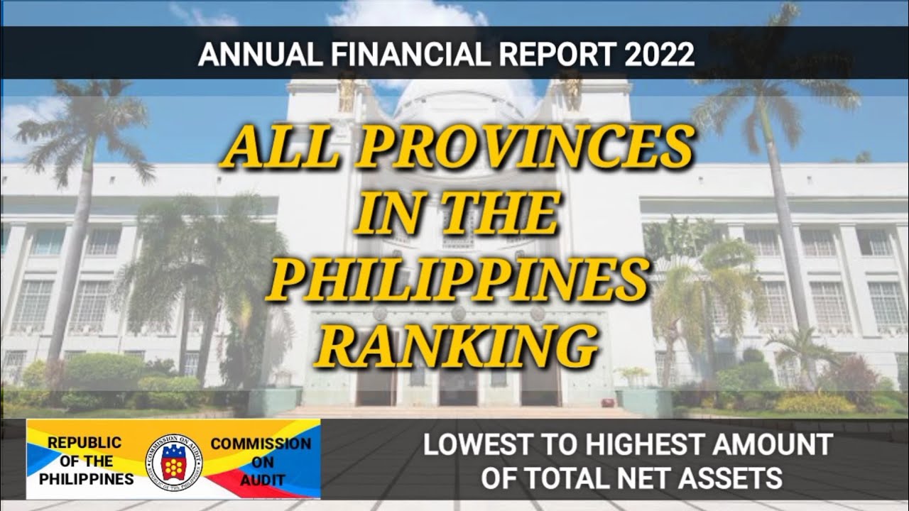 PHILIPPINES PROVINCES RANKING | ANNUAL FINANCIAL REPORT 2022