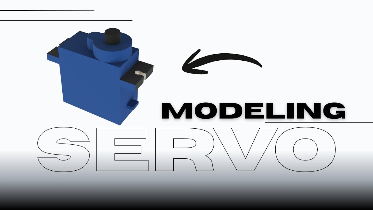 Servo motor modeling in SolidWorks