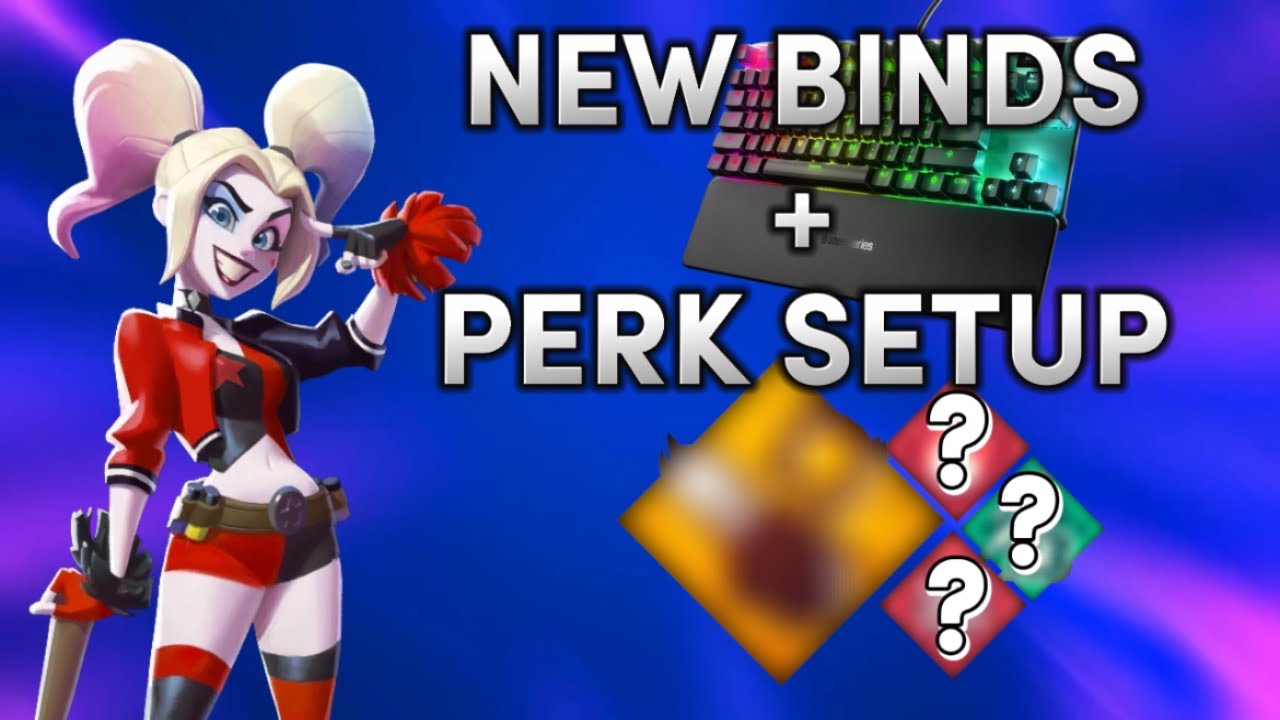 KEYBINDS AND PERKS FOR HARLEY QUINN IN MULTIVERSUS