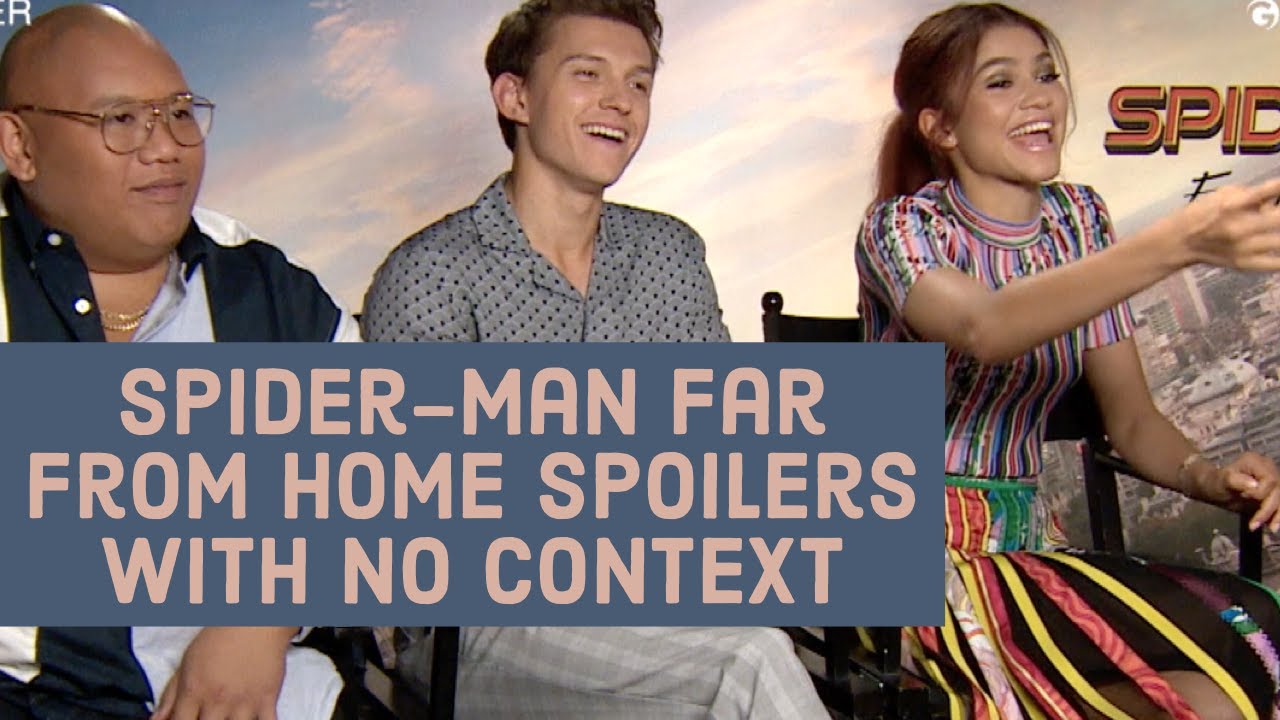 Tom Holland & Zendaya Give Spider-Man Far From Home Spoilers With No Context