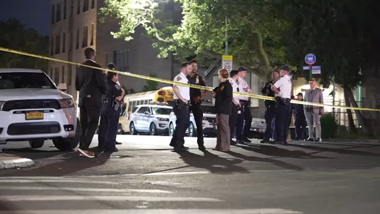 Officer injured by driver fleeing traffic stop; shots fired, NYPD says