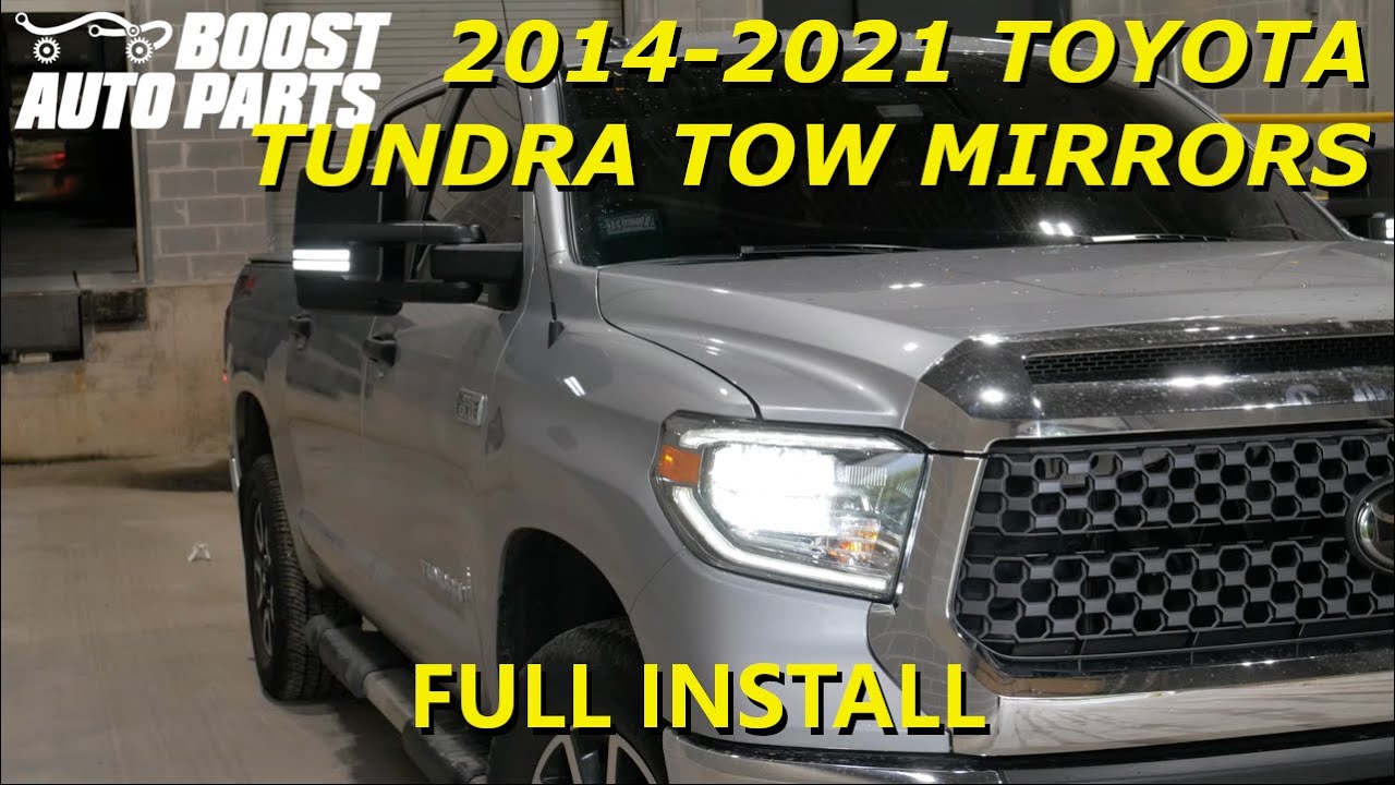 Установка зеркала для буксировки: зеркала для буксировки Toyota Tundra 2014–2021 гг. — Boost Auto...