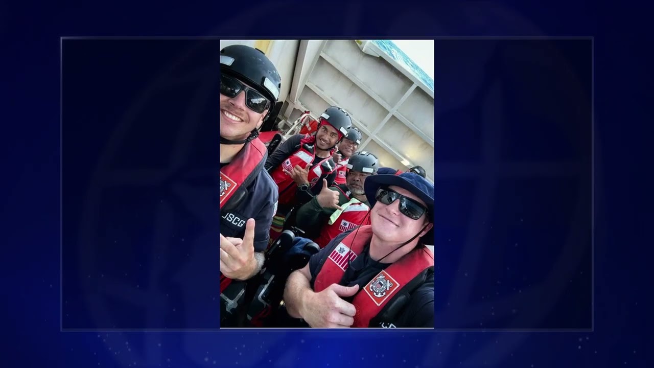 Heroes at sea - Coasties discuss recent rescue at Pikelot Atoll