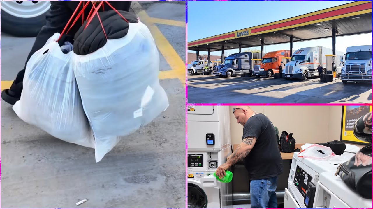 Doing Our Laundry At The Truck Stop +more