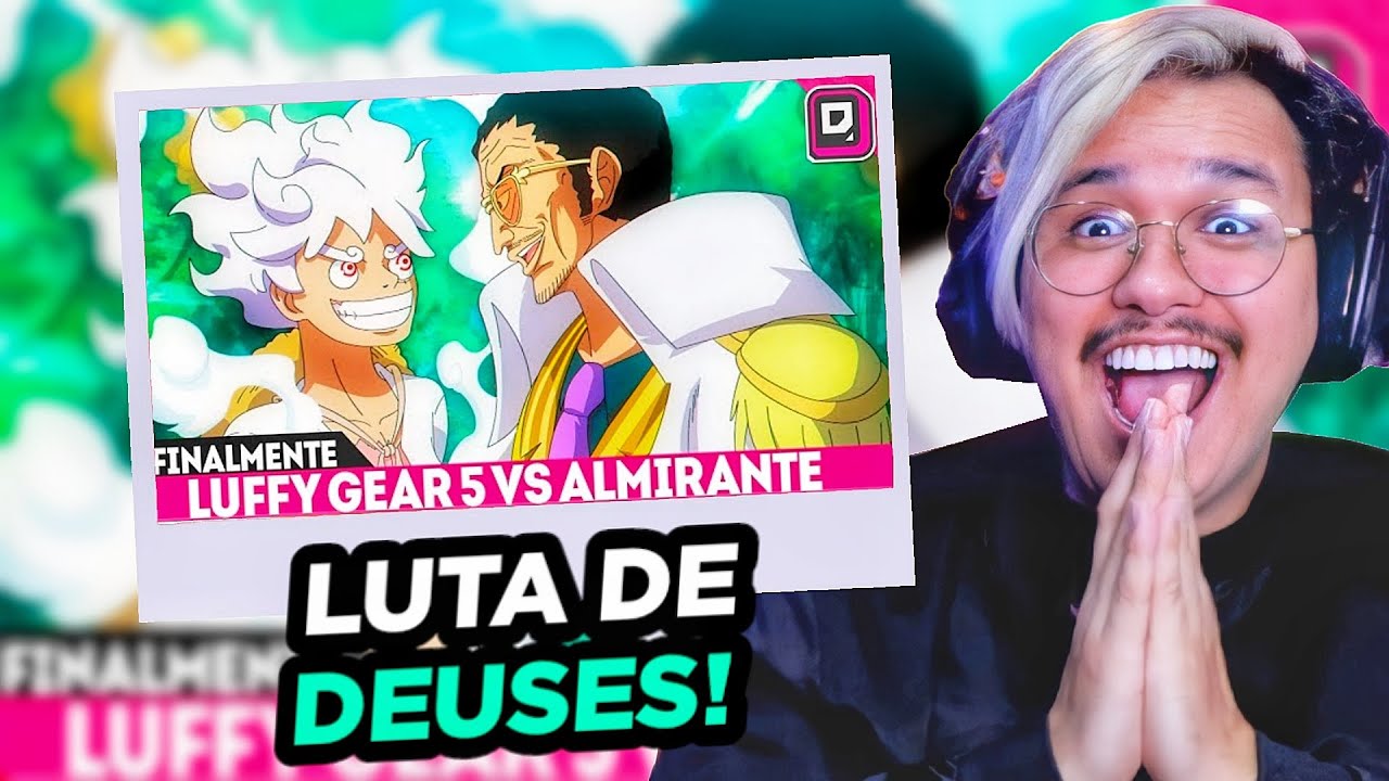 Quem será mais forte? FINALMENTE LUFFY GEAR 5 VS ALMIRANTE KIZARU? A LUTA MAIS ESPERADA! | Cap 1090