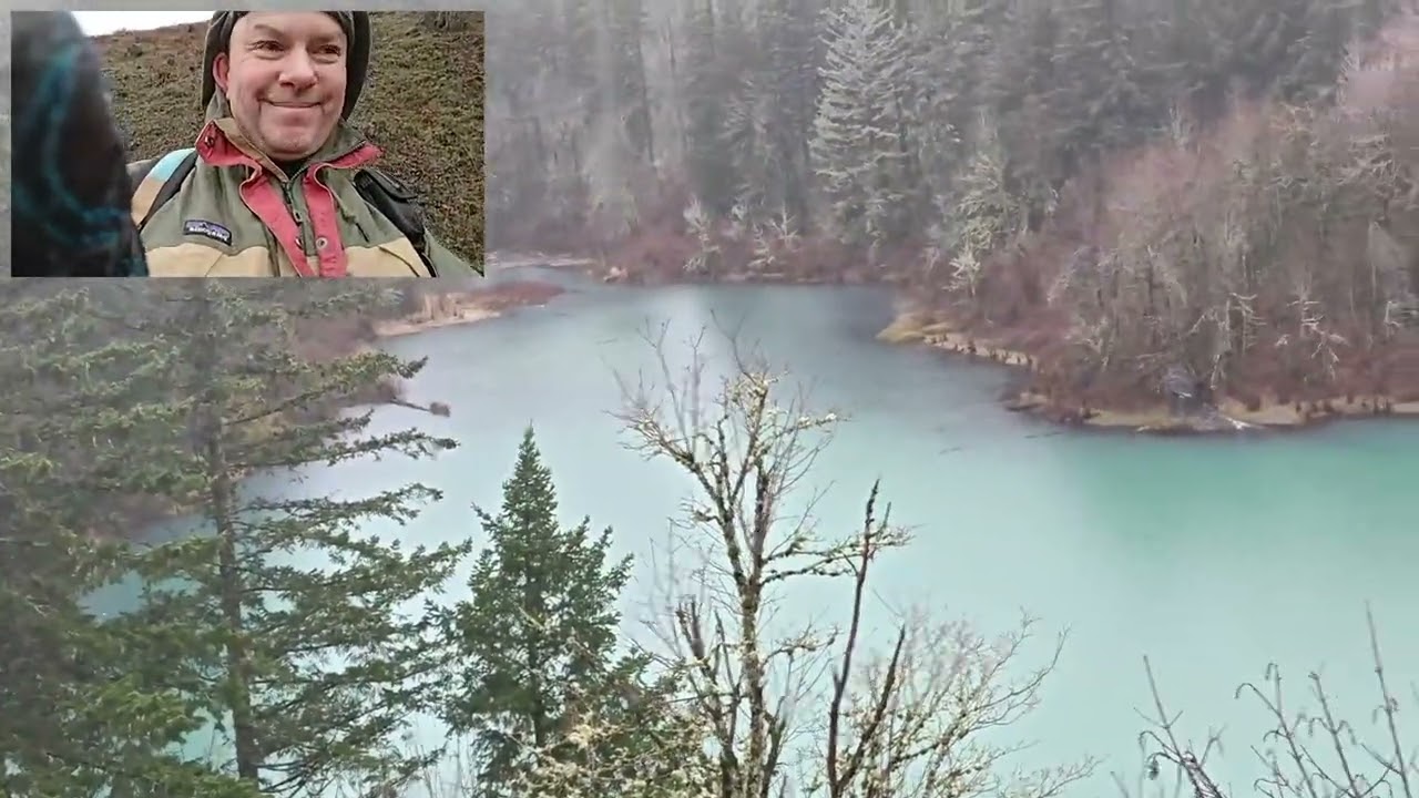 Wet trip up Tamanous Trail to Gillette Lake in the gorge.