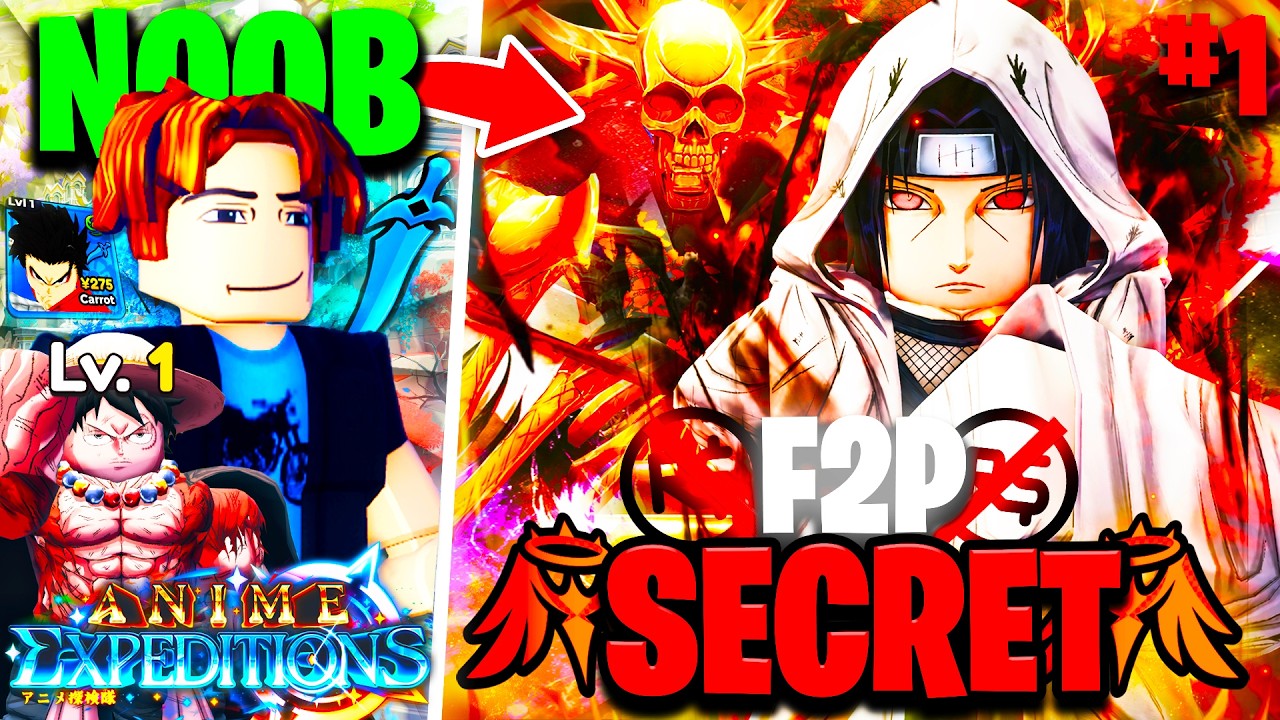 Прохожу путь от НОВИЧКА до СЕКРЕТНОГО Итачи полностью бесплатно в Anime Expeditions! | #1