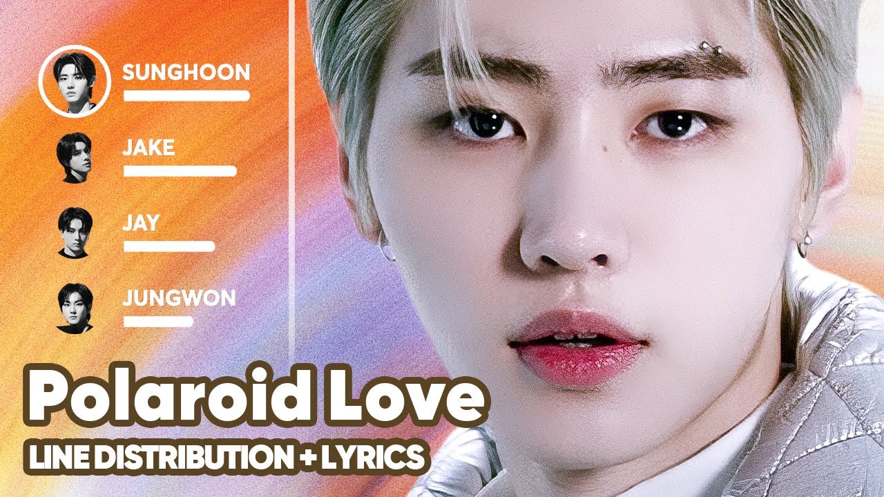 ENHYPEN - Polaroid Love (Line Distribution + Lyrics Karaoke) PATREON REQUESTED