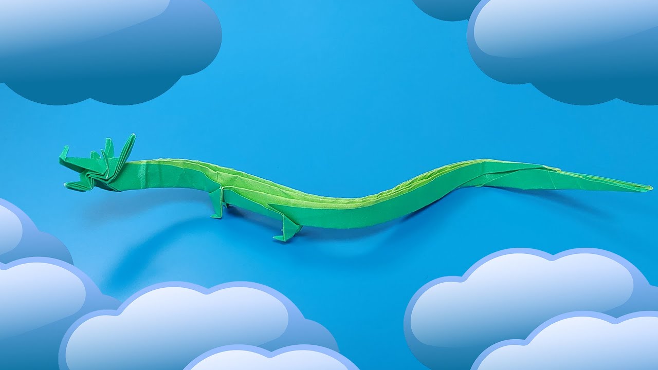 용 접는방법(종이접기) / 네모아저씨 / Oriental dragon Origami