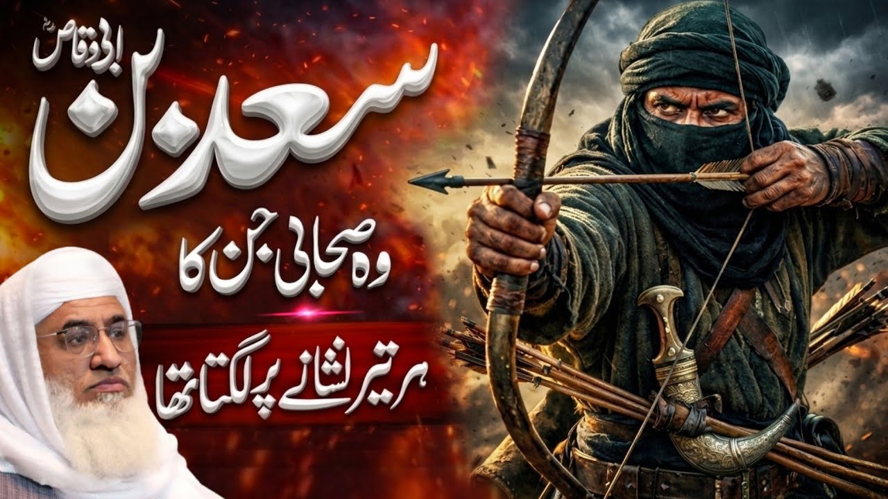 Hazrat Saad Bin Abi Waqqas (RA) – Islam Ka Pehla Jarnail | Molana Sheikh Idrees Sahib Pashto Bayan
