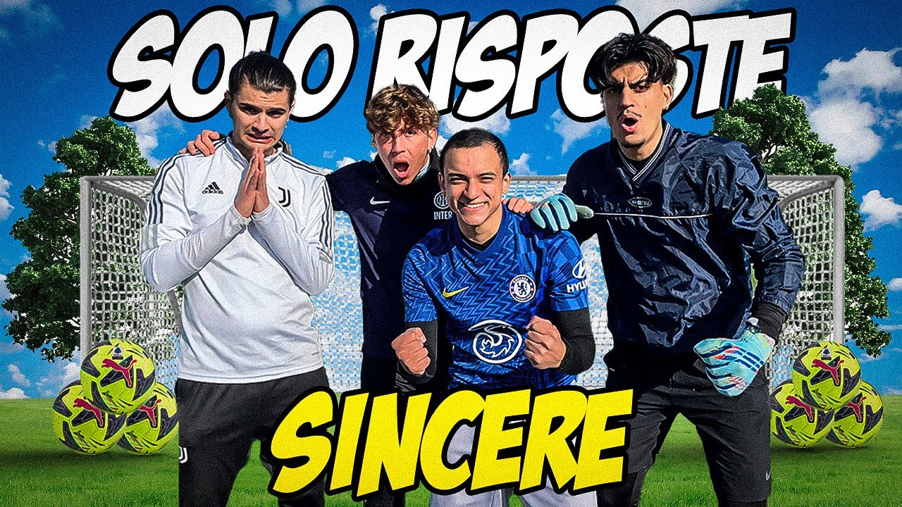 SOLO RISPOSTE SINCERE CHALLENGE [ FRATINO E LUCA CAMPOLUNGHI]