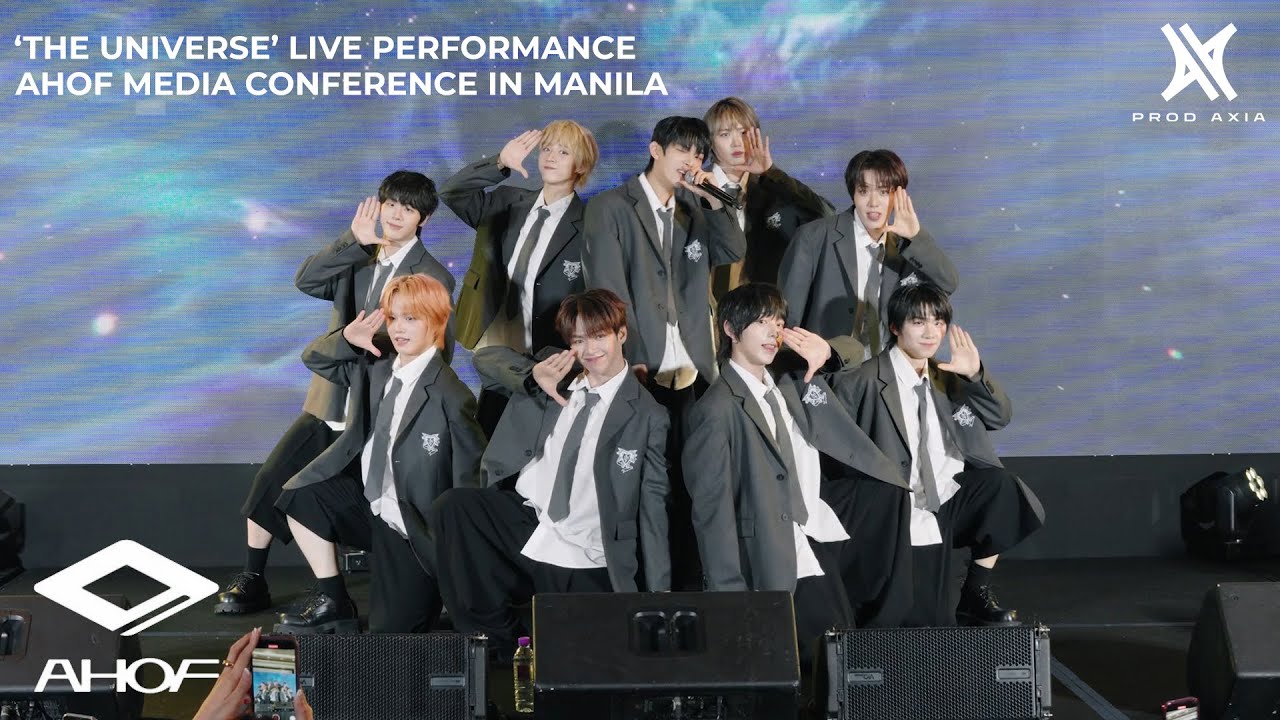 [AXIA LIVE] AHOF(아홉) 'THE UNIVERSE' 082925 Live Performance Fancam @ Manila Media Con #AHOFinManila