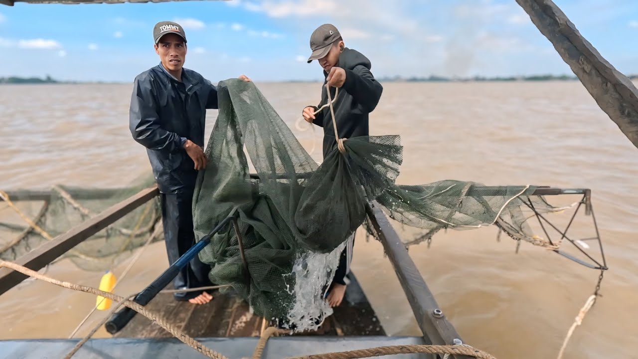 Theo Chân Anh Linh Đánh Bắt Cá Trên Sông Vàm Nao Mưu Sinh | TAG#35
