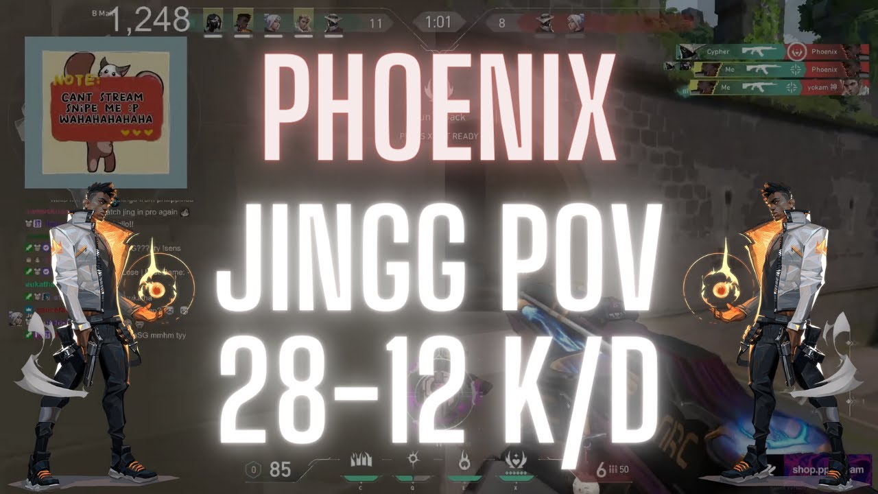 PRX Jingg POV Phoenix on Breeze 28-12 K/D (VALORANT Pro POV)