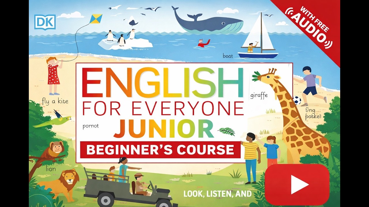 ENGLISH FOR KIDS/BEGINNER'S COURSE/ OUR DAY AT THE BEACH/ENGLISH FOR EVERYONE JUNIOR/UNIT 22