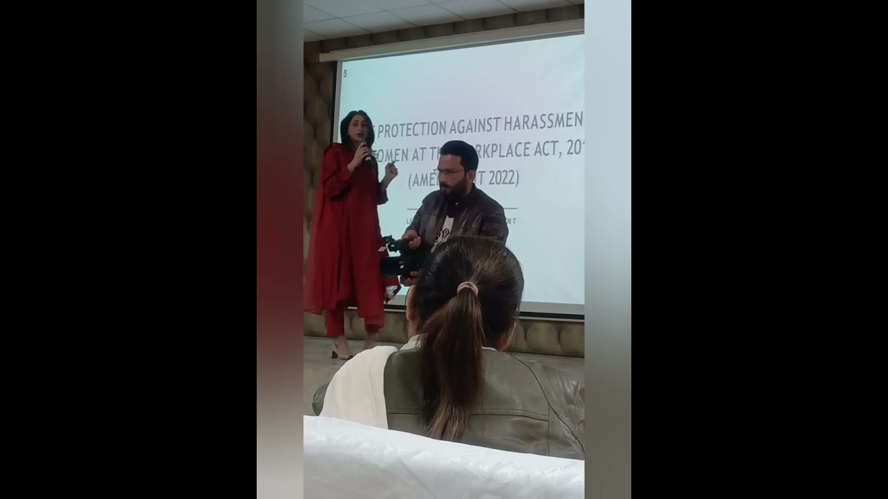 Public Awareness Seminar on Harassment and laws in Pakistan to control it 🇵🇰.