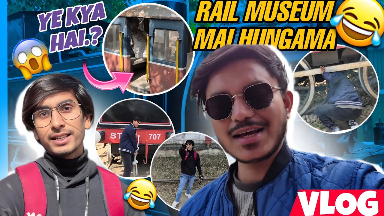 Rail Museum🚂 Mai kar diya Hungama🤣 |Has Has ke Pagal Ho Jaoge😁  @delhitevicky 