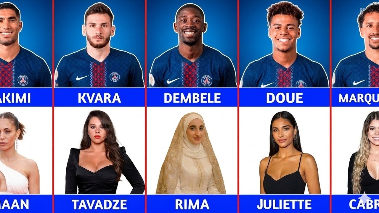 Paris Saint-Germain Players and Their Wives & Girlfriends 2026