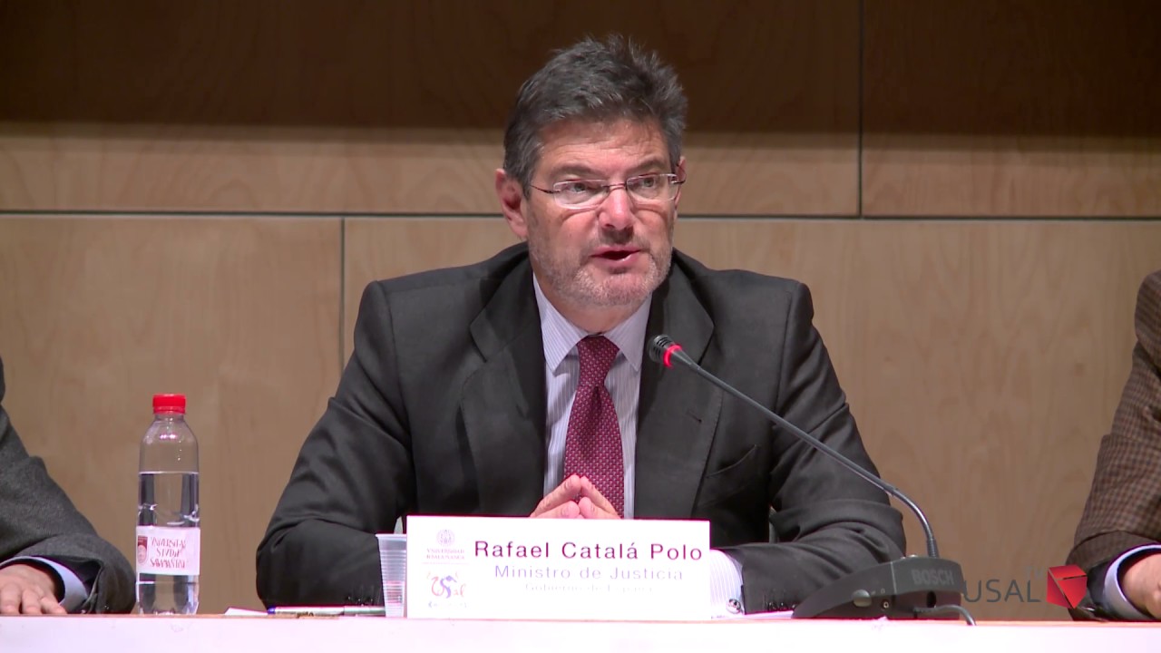 Conferencia de Rafael Catalá Polo, Ministro de Justicia