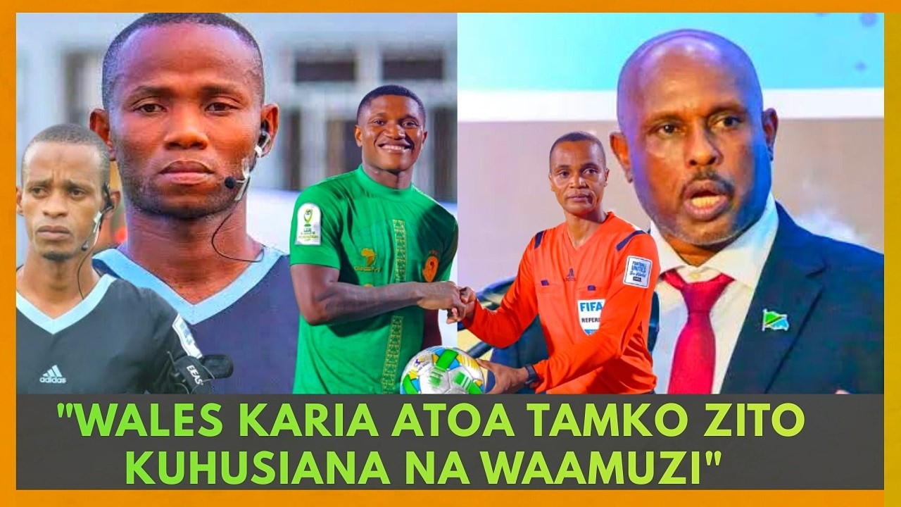 RAIS WA TFF ATOA NENO KWA WAAMUZI WALIOFUNGIWA