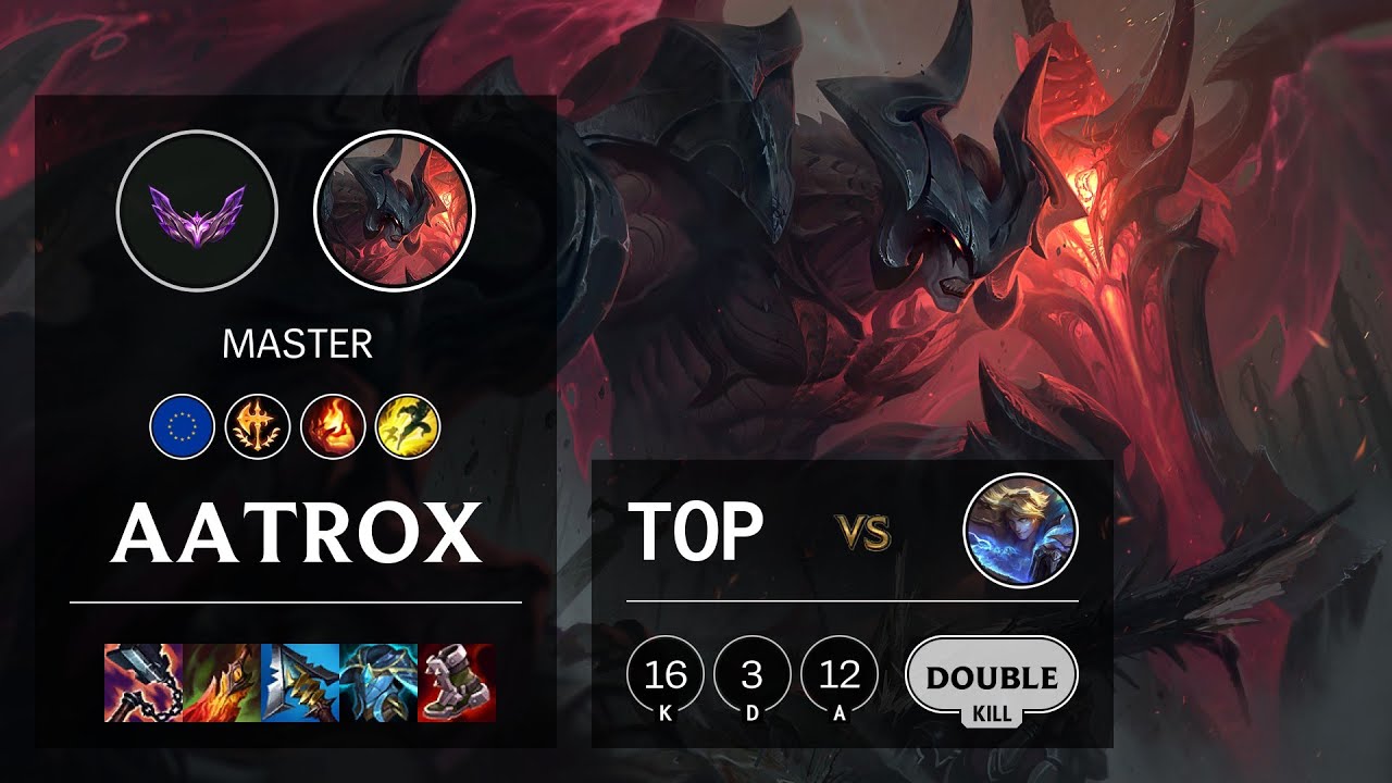 Aatrox Top vs Ezreal - EUW Master Patch 12.5