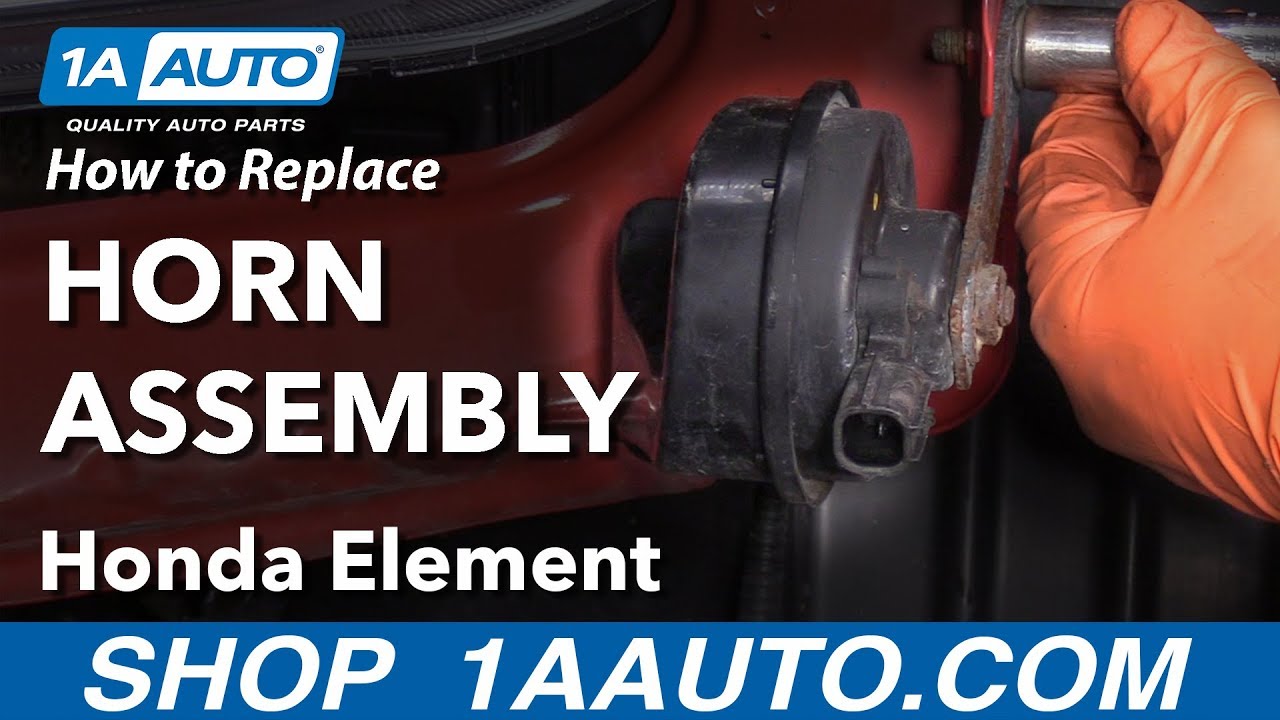 Как заменить узел звукового сигнала Honda Element 03-11