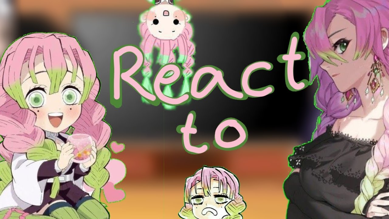 Naruto+his friends react to sakura as mitsuri 🍡🌸//part 1/??
