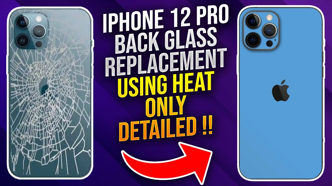 Замена заднего стекла iPhone 12 Pro только с помощью нагрева ПОДРОБНО!!