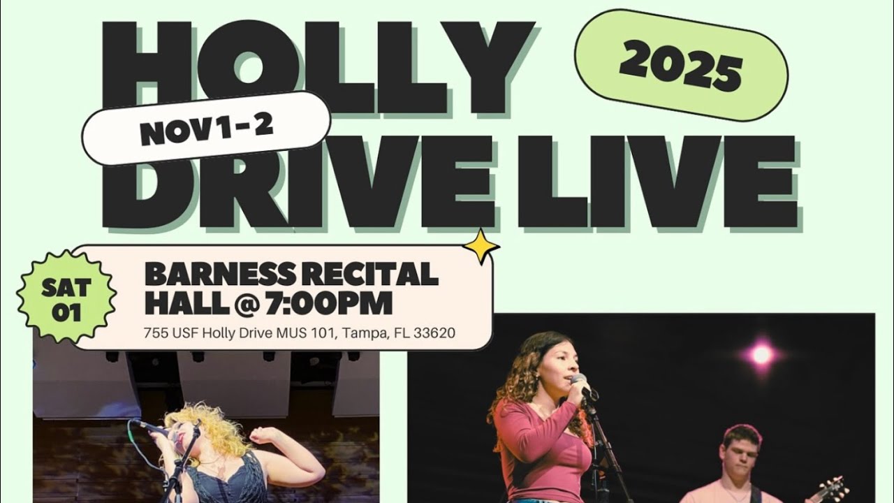 USF School of Music Holly Drive Collective - Sunday Nov. 2nd, 2025